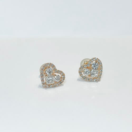 We puchased Diamond Earrings 0.50ct/0.50ct K18YG!