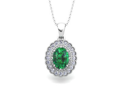 金券・商品券属買取ランキング2位 emerald pendant